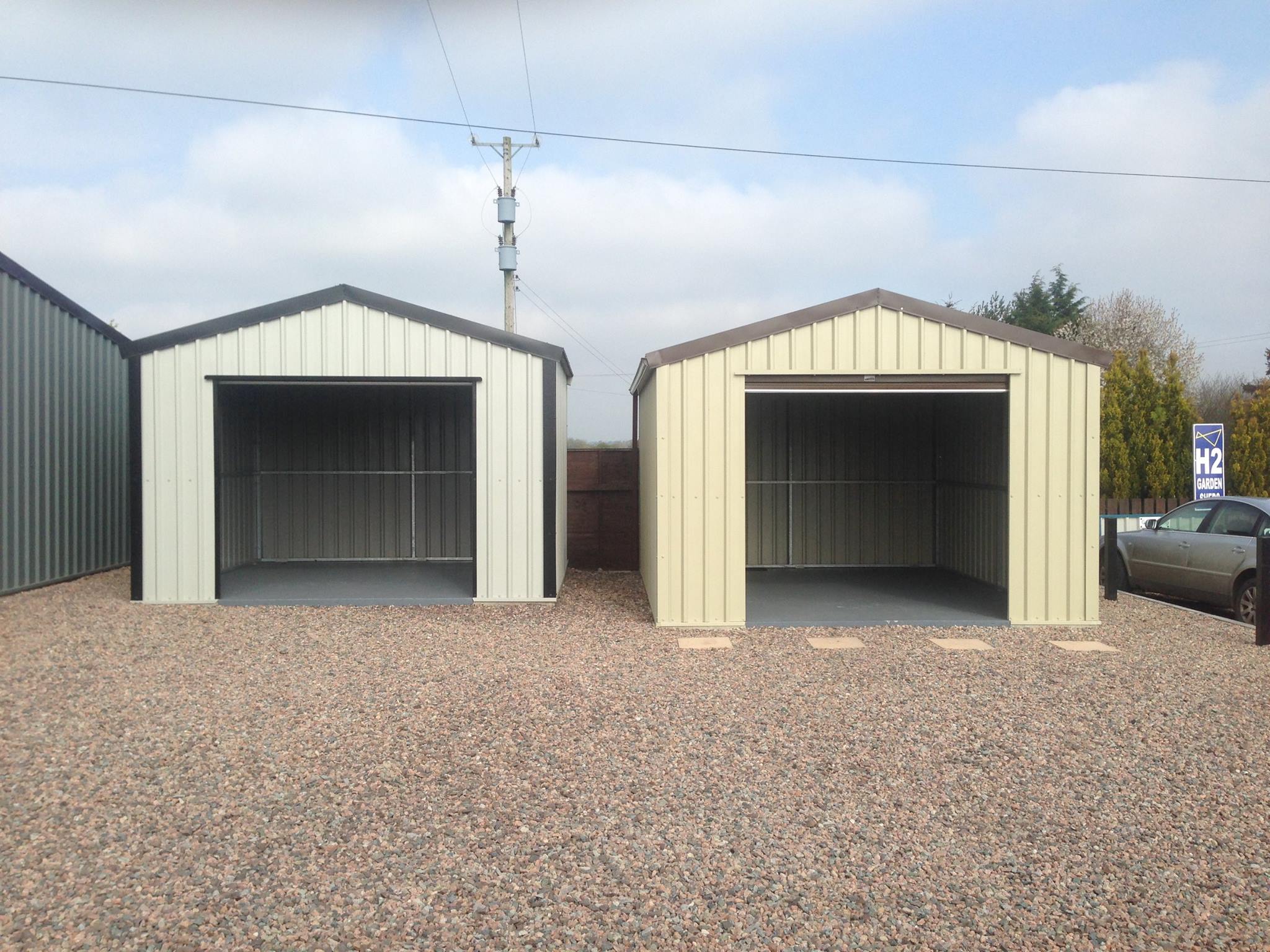 Steel Garages H2 Sheds