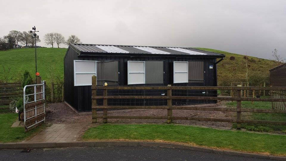 steel stables for horses